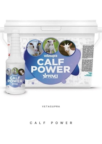 Vetasupra Calf Power Küçükbaş Için Hayvan Yem Katkısı - 3 kg Kova -500 gr Şişe