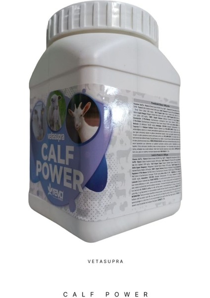 Vetasupra Calf Power Küçükbaş Için Hayvan Yem Katkısı - 3 kg Kova -500 gr Şişe indirimleri