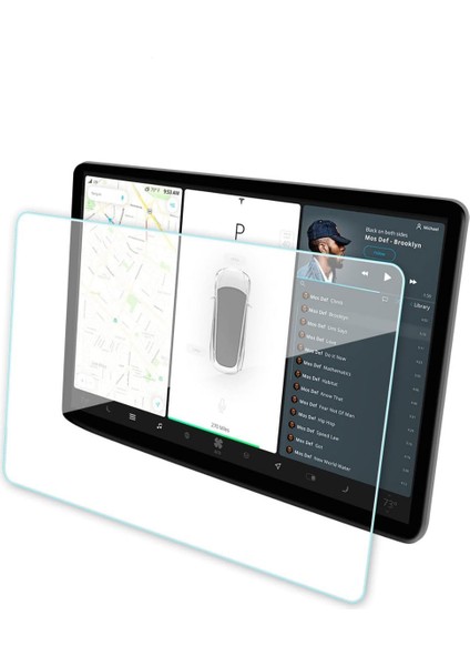 Tesla Model 3 ve Model Y 15 Inç Navigasyon Multimedya Uyumlu Nano Ekran Koruyucu