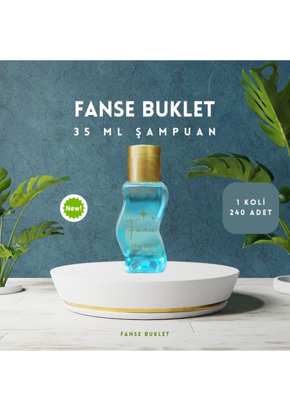Tek Kullanımlık Otel Buklet Duş Jeli S Şise 240 Adet 35 Ml