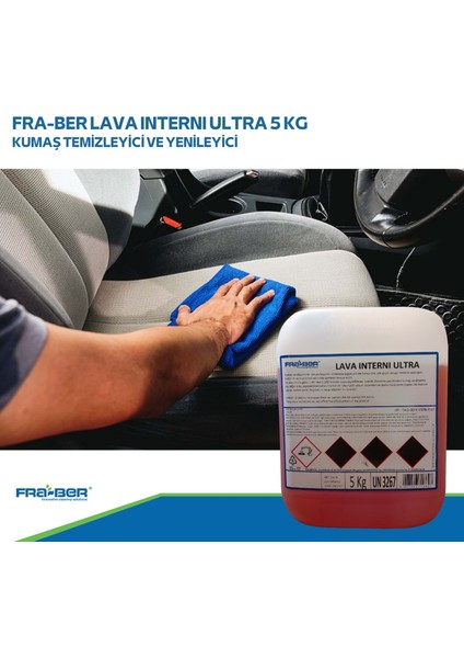 Lava Interni Ultra Yoğun Konsantre Detaylı Kumaş Temizleyici (1:100 Konsantre) - 5 kg
