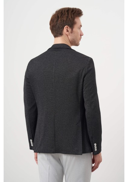 Erkek Siyah Örme Slim Fit Torba Cep Mono Yaka Spor Ceket indirimleri