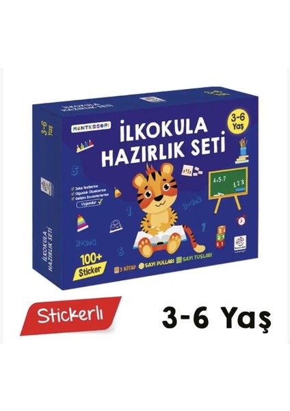 İlkokula Hazırlık Seti 3-6 Yaş 3 Kitap Set
