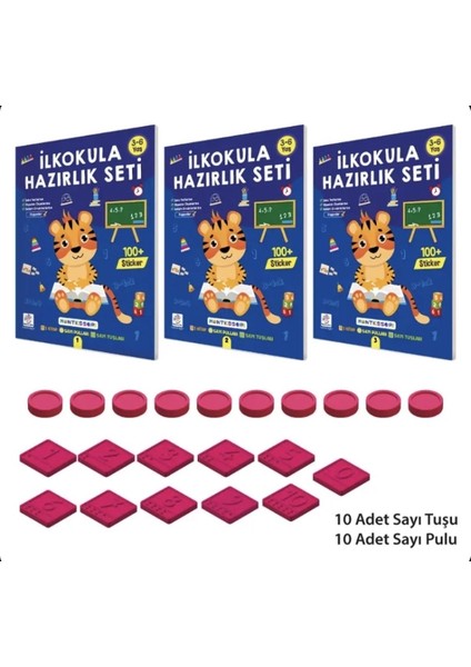 İlkokula Hazırlık Seti 3-6 Yaş 3 Kitap Set fiyatları
