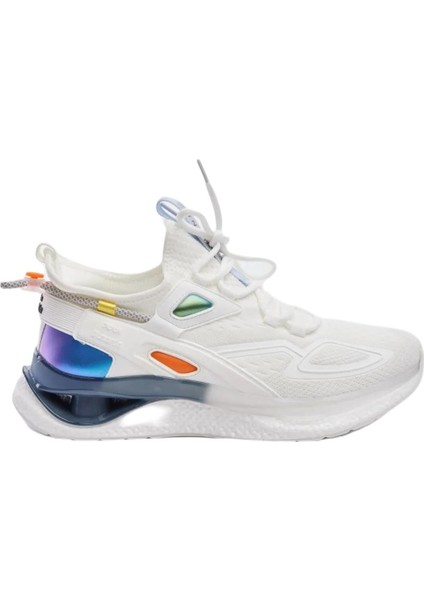 Erkek Günlük 24Y508 Yüksek Taban Beyaz Mavi Sneaker Ayakkabı