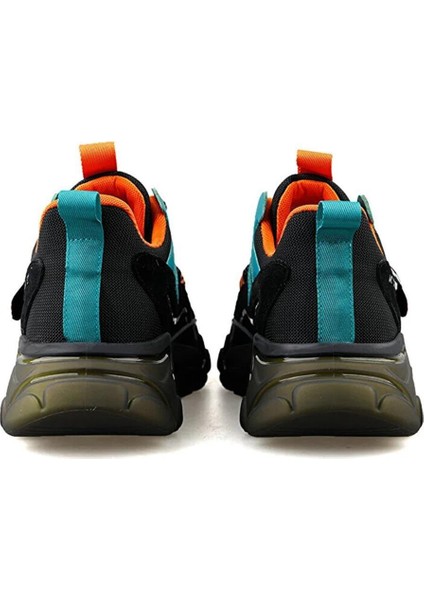 24Y636 Yüksek Taban Erkek Günlük Spor Ayakkabı Siyah indirimleri