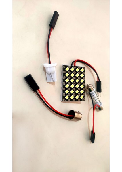Oto Tavan Cob LED 12V 24 LED Beyaz (25MMX35MM) modelleri