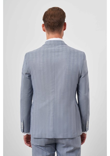 Erkek Lacivert Poliviskon Trend Kruvaze Slim Fit Sivri Yaka Takım Elbise indirimleri