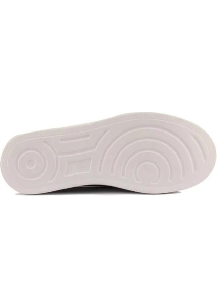 Kadın Günlük 24Y345-10 Yüksek Taban Siyah Taşlı Bağcık Sneaker Ayakkabı