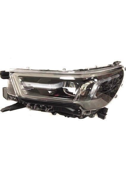 Toyota Hilux Revo Mercekli Içi Koyu Gri Sol Far Lambası 2021-2023