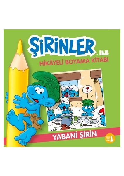 Şirinler Ile Hikâye Boyama Kitabı Yabani Şirin