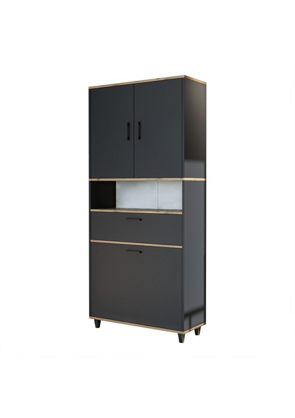 Çamaşır Sepetli Banyo Dolabı, Çok Amaçlı Çekmeceli Dolap 90 x 200 cm indirimleri