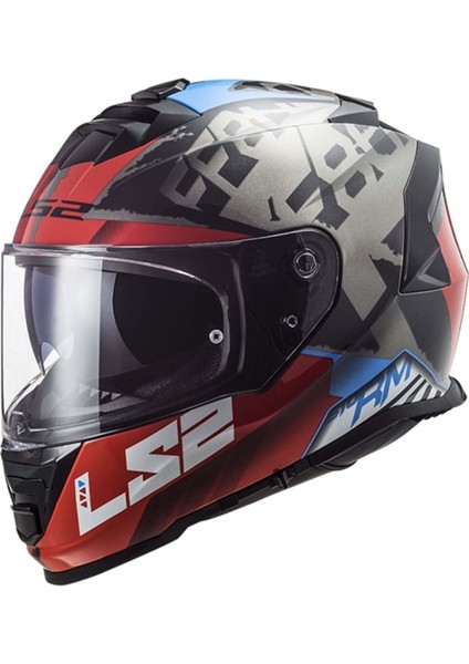 Storm 2 Sprınter Kask - Mat Siyah-Kırmızı-Tıtanıum - L