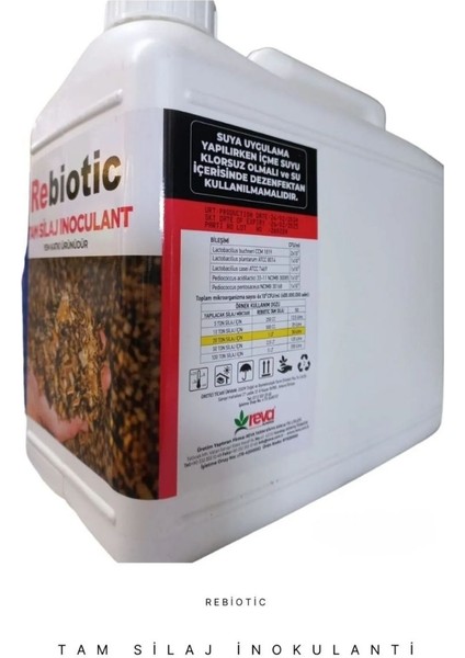 Rebiotic Tam Silaj Inokulanti 1 kg - 5 kg - 20 kg Silaj Koruyucusu indirimleri