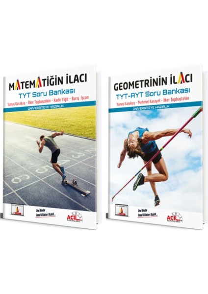 TYT Matematiğin İlacı ve TYT - AYT Geometrinin İlacı Soru Bankası Seti 2 Kitap