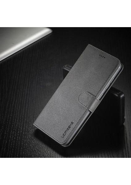 Samsung Galaxy A21S Kart Yuvaları Için Kılıf Cüzdan Buzağı Doku Yatay (Yurt Dışından)