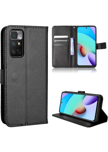 Xiaomi Redmi Için Not 11 4g Manyetik Cüzdan Kart Tutucu Kickstand (Yurt Dışından)