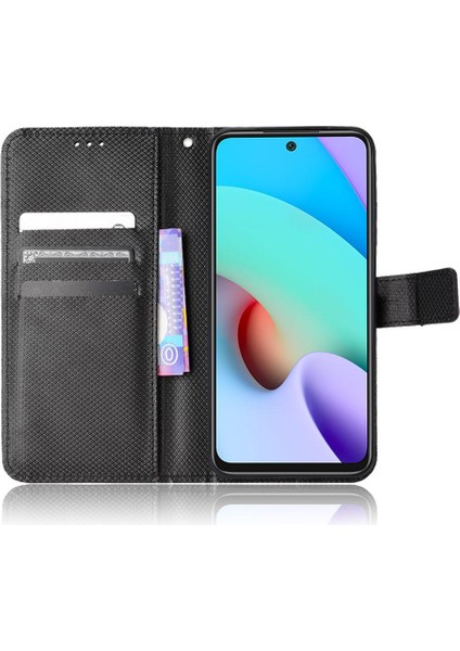 Xiaomi Redmi Için Not 11 4g Manyetik Cüzdan Kart Tutucu Kickstand (Yurt Dışından)