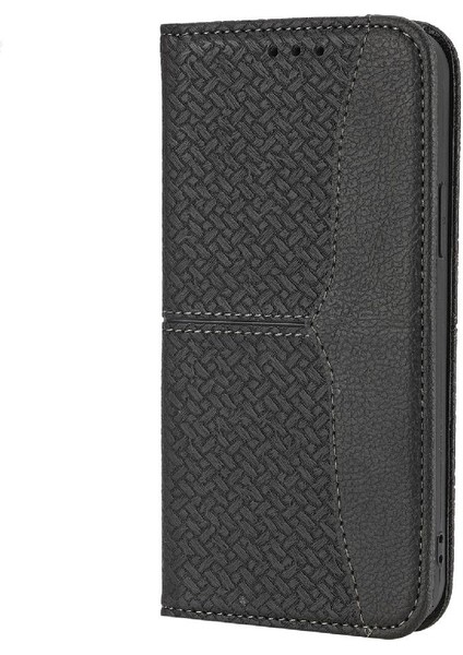 IPhone 14 Için Kılıf Pro Flip Folio Kitap El Cüzdan Kredi Kartı Tutucu Pu (Yurt Dışından)