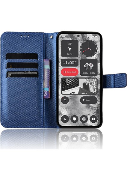 Nothing Kılıf Telefon 2 Kart Tutucu Kickstand Kapak Manyetik Cüzdan (Yurt Dışından) indirimleri