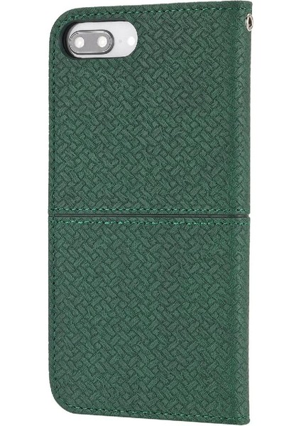 IPhone 8 Için Kılıf Artı Pu Deri Kapak Çevirin Folio Kitap El Cüzdan Kredi (Yurt Dışından)