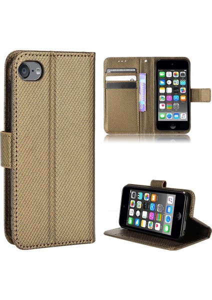 Ipod Touch 7//6/5 Manyetik Cüzdan Kickstand Kapak Kart Tutucu Için Kılıf (Yurt Dışından)