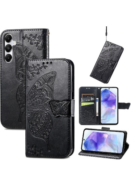 Samsung Galaxy Galaxy Iş Kelebek Kanat Cüzdan Çok Renkli (Yurt Dışından)