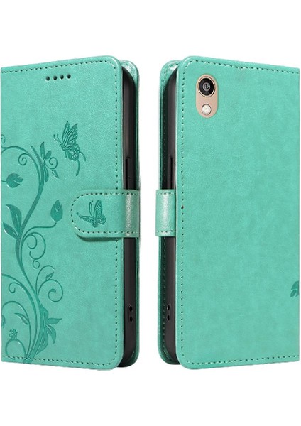 Huawei Y5 2019 Kabartmalı Kelebek Cüzdan Telefon Kılıfı Için Flip Case ve (Yurt Dışından)