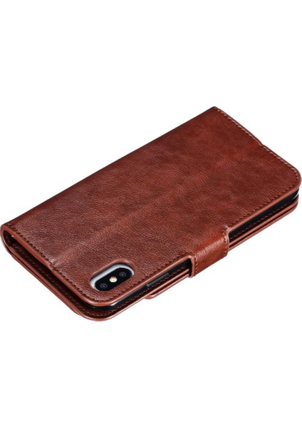 IPhone Xs Max Manyetik Kickstand 9 Kart Yuvaları Pu Deri Cüzdan (Yurt Dışından) indirimleri