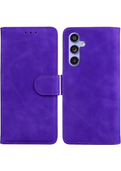 Samsung Galaxy S23 Fe Premium Pu Deri Kart Yuvası Standı Için Flip Case (Yurt Dışından)