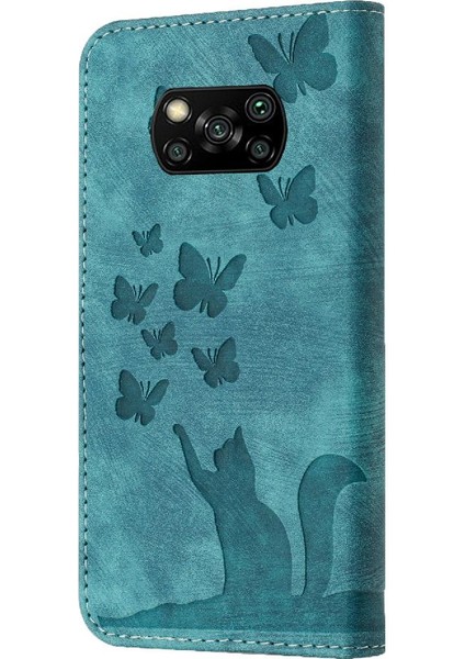 Xiaomi Poco X3/x3 Pro/x3 Nfc Kabartmalı Kelebek Kedi Kart Cebi (Yurt Dışından) fırsatları