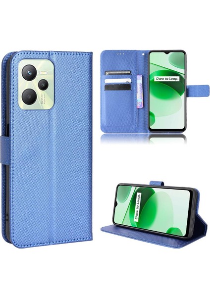 Realme C35 Kickstand Kapak Kart Tutucu Manyetik Cüzdan Için Kılıf (Yurt Dışından) fiyatları