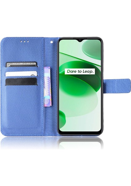 Realme C35 Kickstand Kapak Kart Tutucu Manyetik Cüzdan Için Kılıf (Yurt Dışından) indirimleri