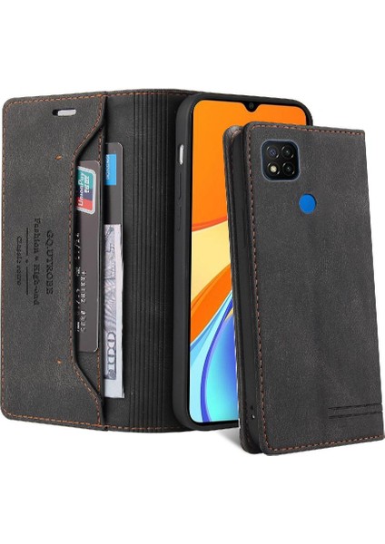 Xıaomı Redmi 9c Premium Deri Kickstand Premium Deri Iki (Yurt Dışından)