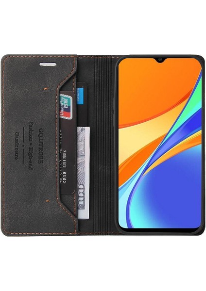 Xıaomı Redmi 9c Premium Deri Kickstand Premium Deri Iki (Yurt Dışından)