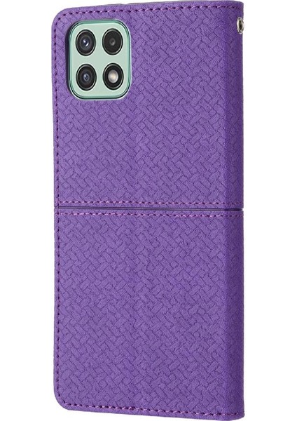 Samsung Galaxy A03 Için Kılıf Pu Deri Kapak Çevirin Folio Kitap El Cüzdan (Yurt Dışından) indirimleri