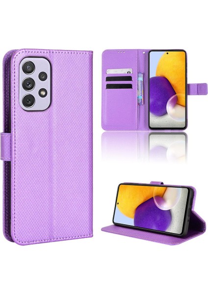 Samsung Galaxy A73 5g Kart Tutucu Manyetik Cüzdan Kapak Kickstand (Yurt Dışından)