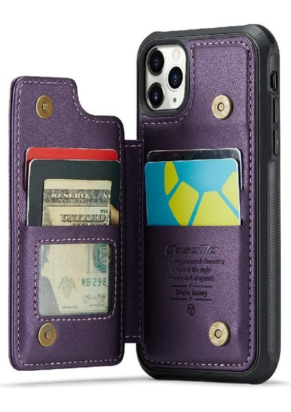 IPhone 11 Pro Kart Tutucu Ince Darbeye Dayanıklı Durumda Pu (Yurt Dışından) indirimleri