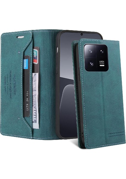Xiaomi 13 Için Kılıf Pro Premium Deri Iki Kart Yuvaları Premium Deri (Yurt Dışından)
