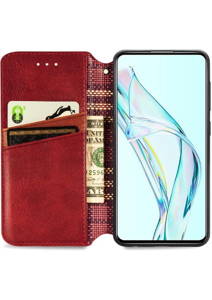Zte Axon 30 5g Moda Tasarım Deri Kılıf Zarif Iş (Yurt Dışından)