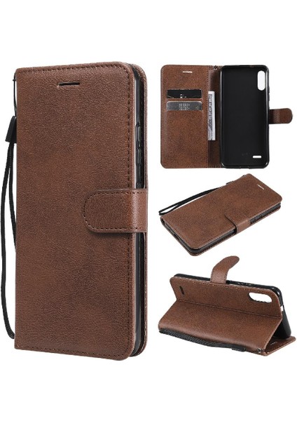 Kart Yuvası Yüksek Kaliteli Deri Iş ile Lg LG/K22 Plus Için Flip Case (Yurt Dışından)