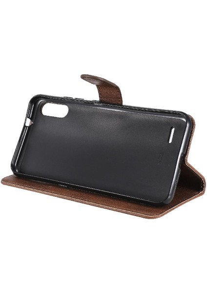 Kart Yuvası Yüksek Kaliteli Deri Iş ile Lg LG/K22 Plus Için Flip Case (Yurt Dışından)