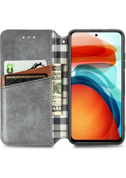 Xıaomı Redmi Için Not 10 Pro 5g Deri Kılıf Kapak Çevirin Moda (Yurt Dışından)