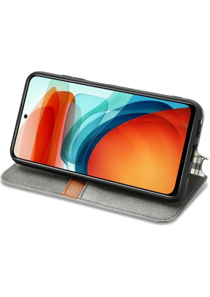 Xıaomı Redmi Için Not 10 Pro 5g Deri Kılıf Kapak Çevirin Moda (Yurt Dışından)