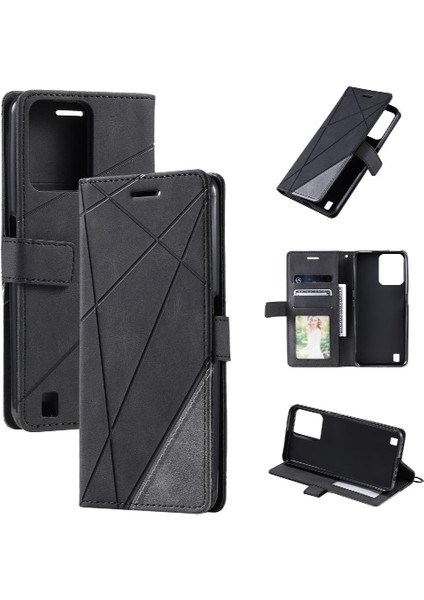 Realme C31 4g Cüzdan Flip Için Kılıf Folio Darbeye Kart Tutucu Kickstand (Yurt Dışından)