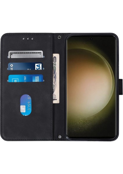 Samsung Galaxy S24 Ultra 5g Için Kılıf Pu Deri Cüzdan Kapak Çevirin Folio (Yurt Dışından) modelleri