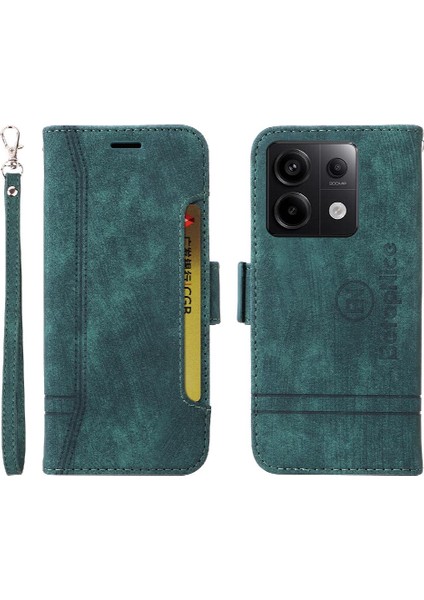 Xiaomi Redmi Için Not 13 Pro 5g Kart Yuvaları Tpu Deri Manyetik Kapak (Yurt Dışından)