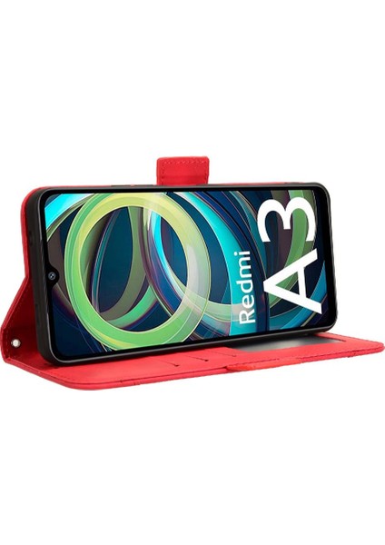 Xiaomi Redmi A3 Manyetik Kapatma Deri Cüzdan Kapak Için Kılıf Ayarlanabilir (Yurt Dışından) indirimleri