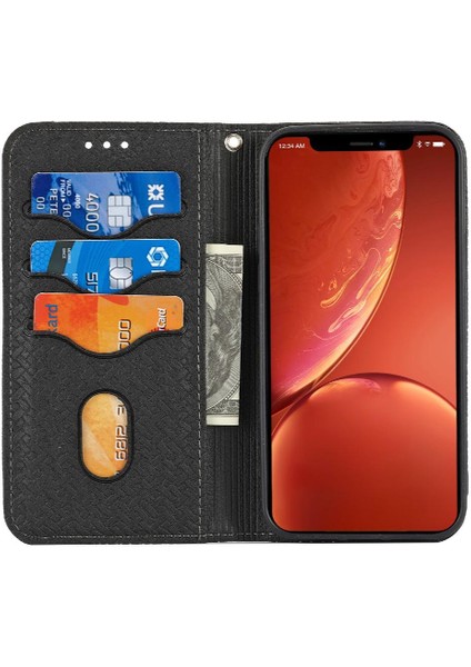 IPhone 14 Için Kılıf Pu Deri Kapak El Cüzdan Kredi Kartı Tutucu Flip (Yurt Dışından)