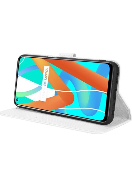 Realme 8 5g Kart Tutucu Manyetik Cüzdan Kickstand Kapak Için Kılıf (Yurt Dışından) modelleri